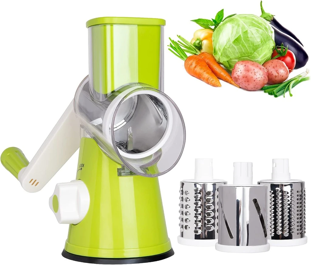 Vegetable Slicer Drum Grater – Effortless Grating and Slicing for Every Meal