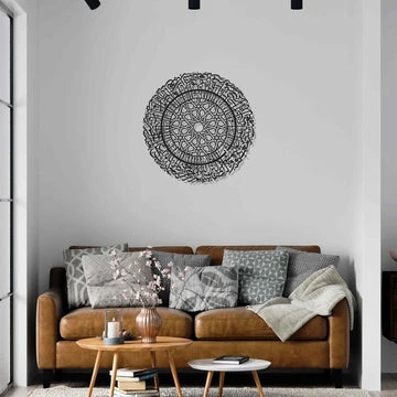 Surah Al Fatihah in Circular Gold acrylic - Islamic Wall Art