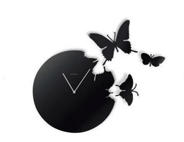 Butterflies Acrylic Wall Clock