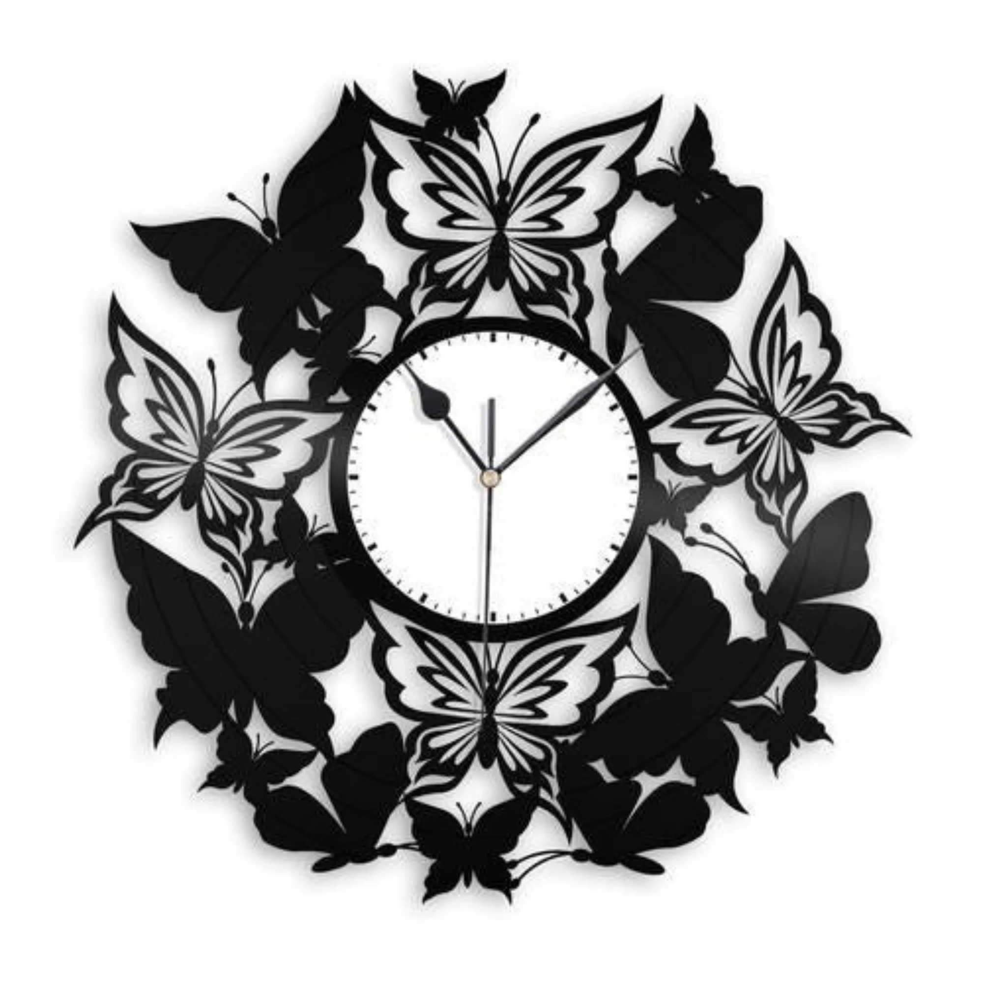 Butterfly Acrylic Wall Decoration Clock