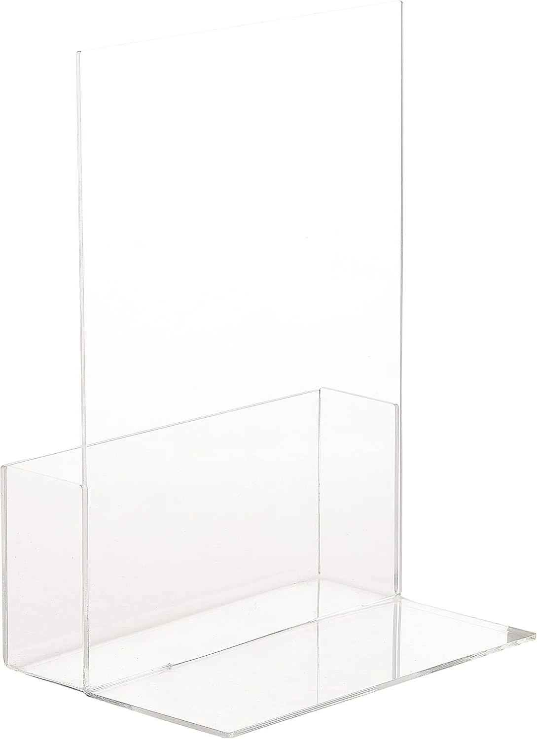 Acrylic brochure holder table