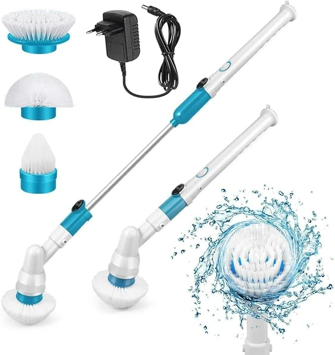 3-in-1 Spin Scrubber – Powerful, Multi-Functional Cleaning Tool for Home Surface