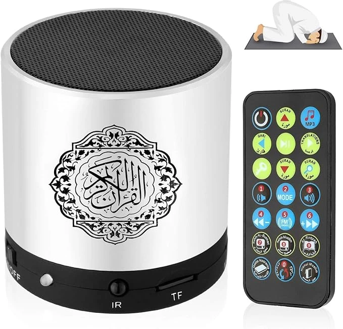 Equantu SQ200 Portable MP3 Player with Remote Control - 8GB TF, FM, Quran Transl