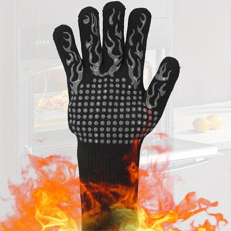 Kitchen Gloves (1PC) - Heat-Resistant and Durable for Safe Cooking