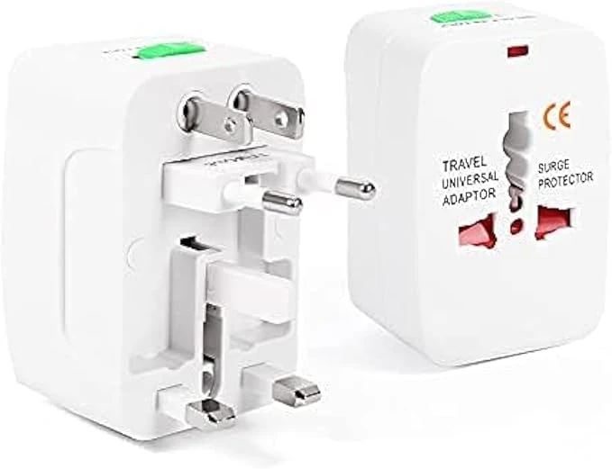 Worldwide All-in-One Travel Adapter – Compact and Reliable for Global Adventures