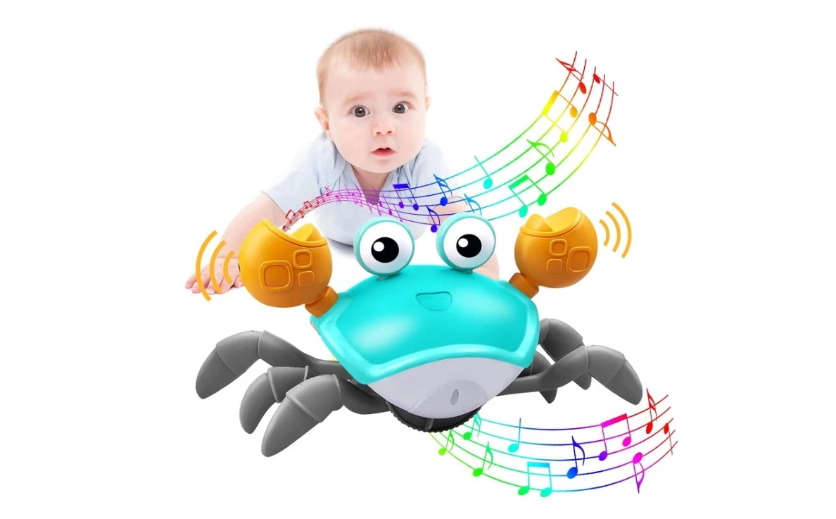 Crab Baby Toy for 6 to12 Months Fun Toy for 1 to 4 Year Old Boys Safe & Interact