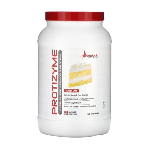 Metabolic Nutrition, Protizyme Specialized Designed Protein(Vanilla Cake), 2 Lb