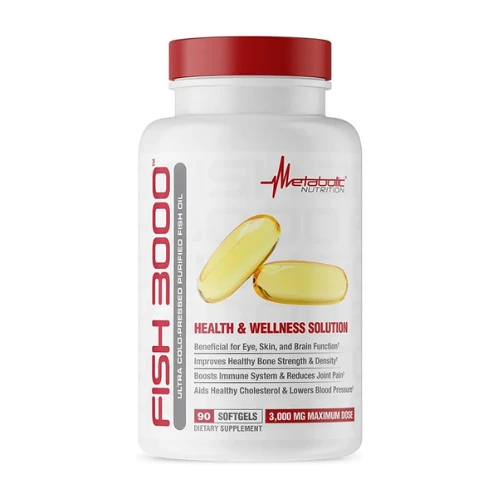 Metabollic Nutrition Fish Oil 3000, 90 Caps