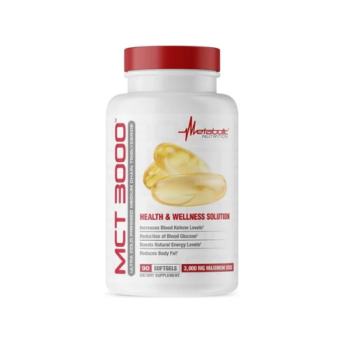 PVL Metabolic Nutrition MCT 3000, 90 Capsules