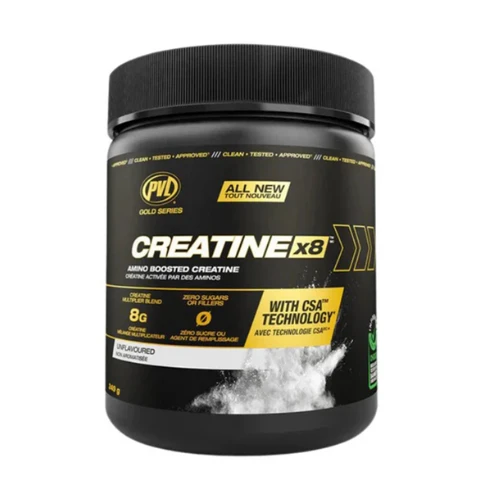 PVL Gold Series Creatine X8(Unflavored), 249 g