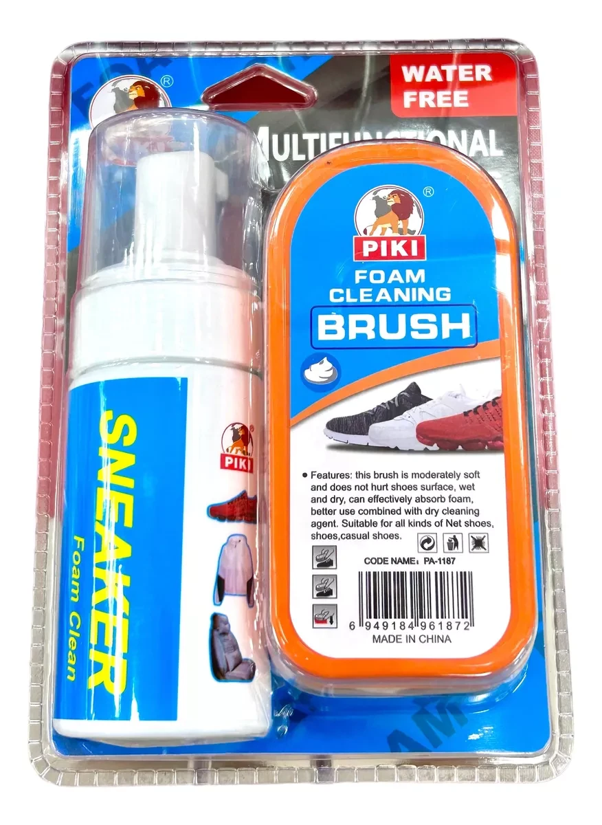 Sneaker Foam Cleaner with Brush – Ultimate Shoe Care Kit