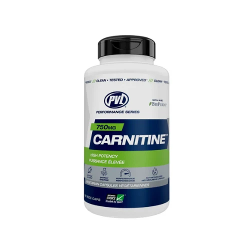 PVL Natural Series Carnitine 750mg, 90 Vege Capsules