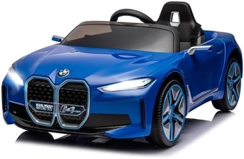 TechPlus-12V BMW Kids Ride on Car Licensed I4 Kids Electric Vehicle Toy, Battery