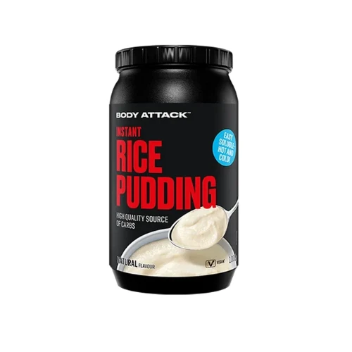 Body Attack Instant Rice Pudding 1Kg - High-Quality Vegan Energy Snack