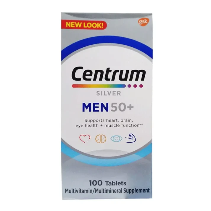 Centrum Silver Men 50+, 100 Tablets