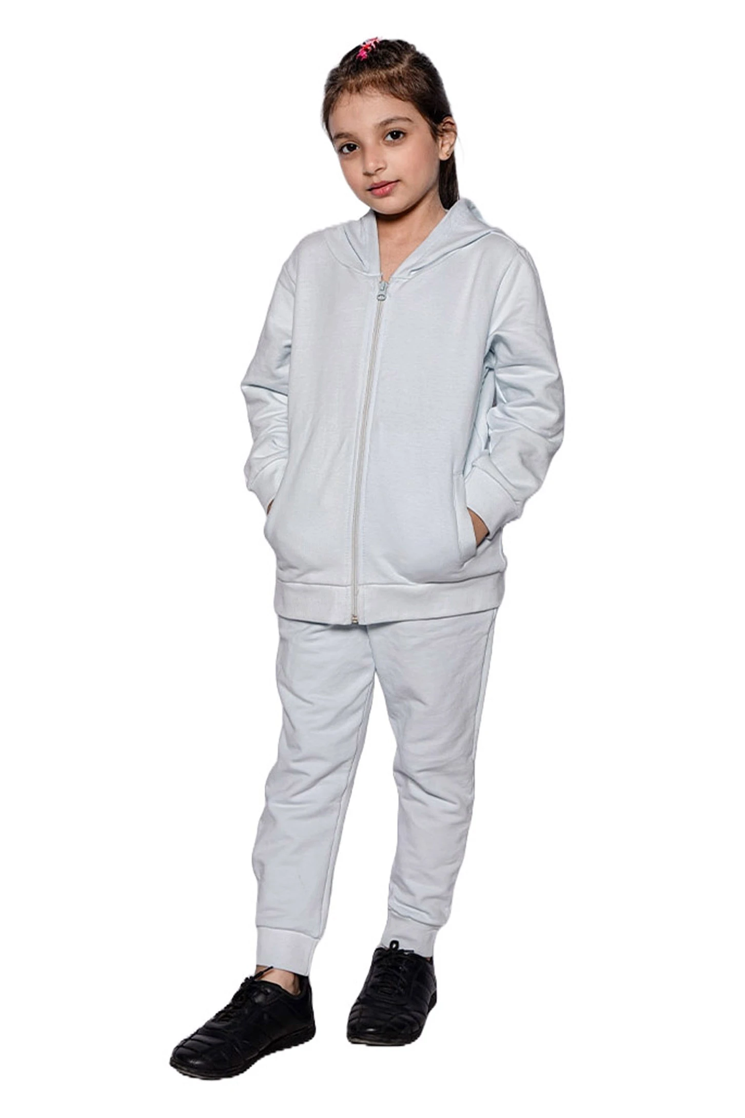 KIDS HOOD SET OFF WHITE WITH ZIP STYLE GIRLS (3-4 years)