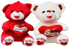 Red Bear with Heart – Available in 2 Colors of Love