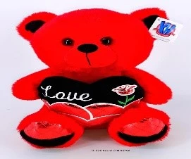 Cuddly Red Bear with Heart – The Perfect Gift of Affection