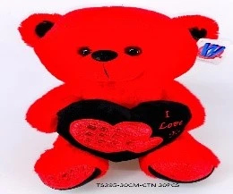 Red Bear with Heart – A Heartwarming Gift of Love