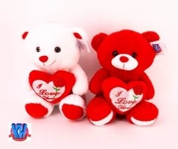 30cm Red Bear with Heart – A Heartwarming Symbol of Love