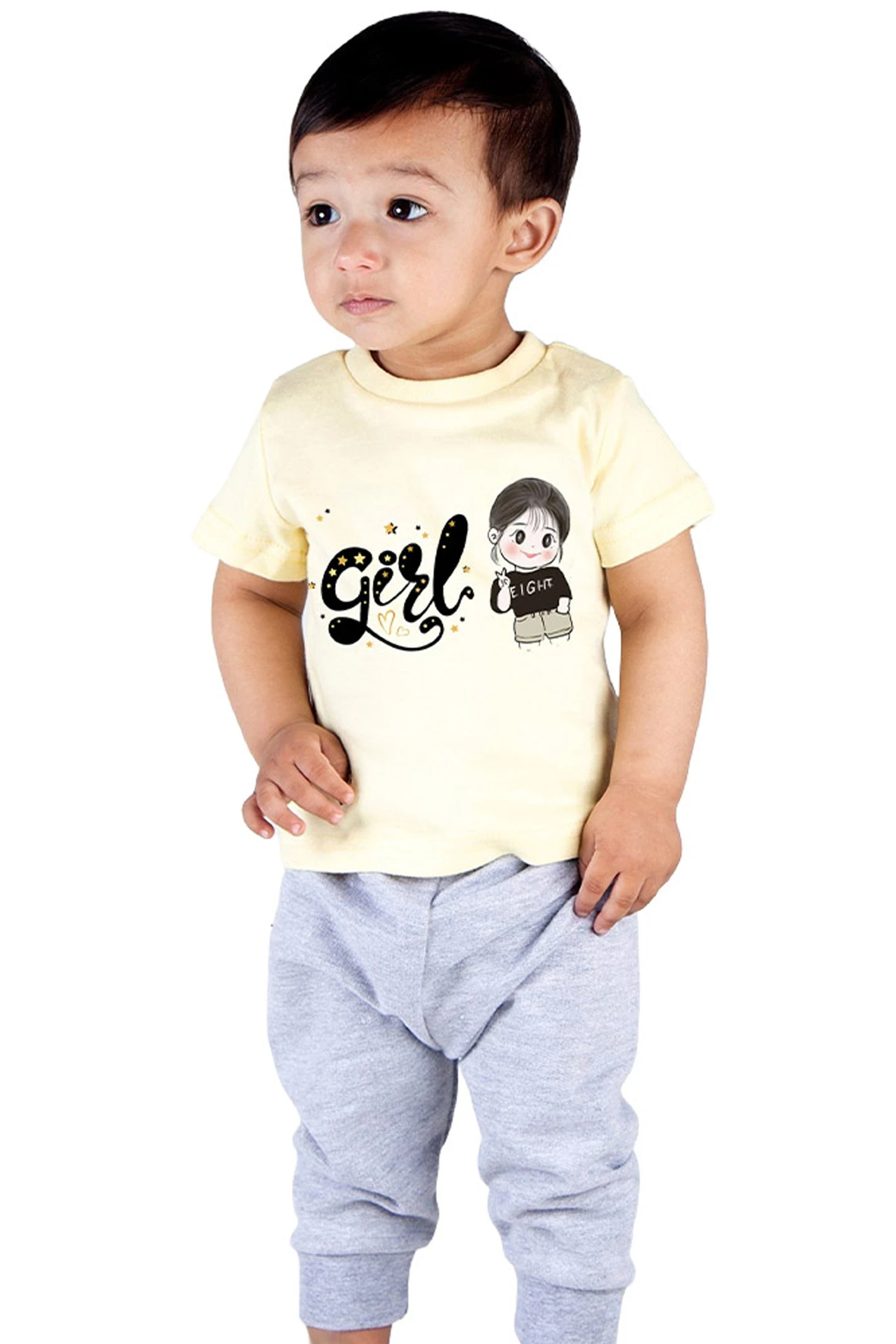 Toddler Print Tee set Girl Design