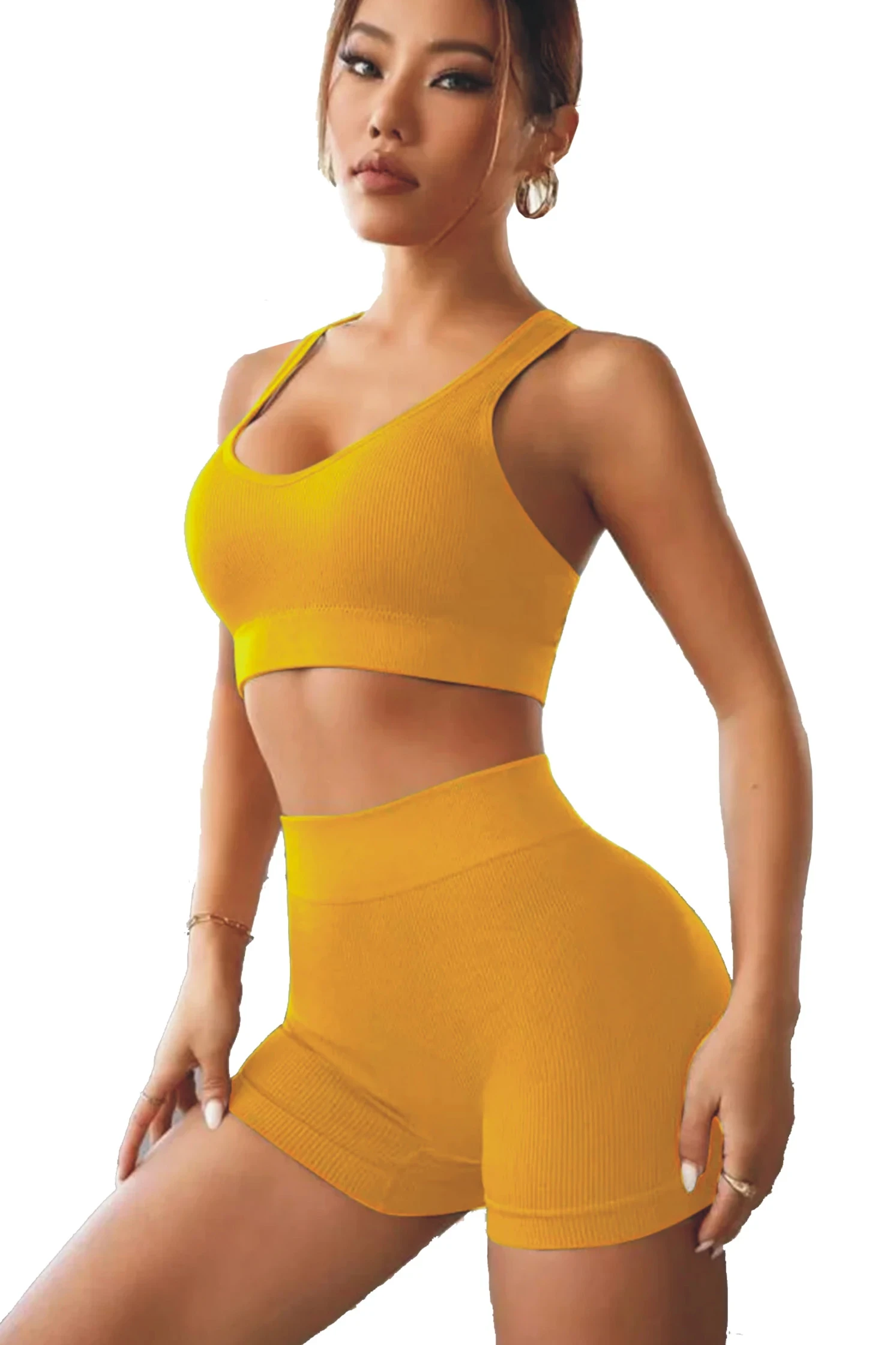 Gym suit Mustard