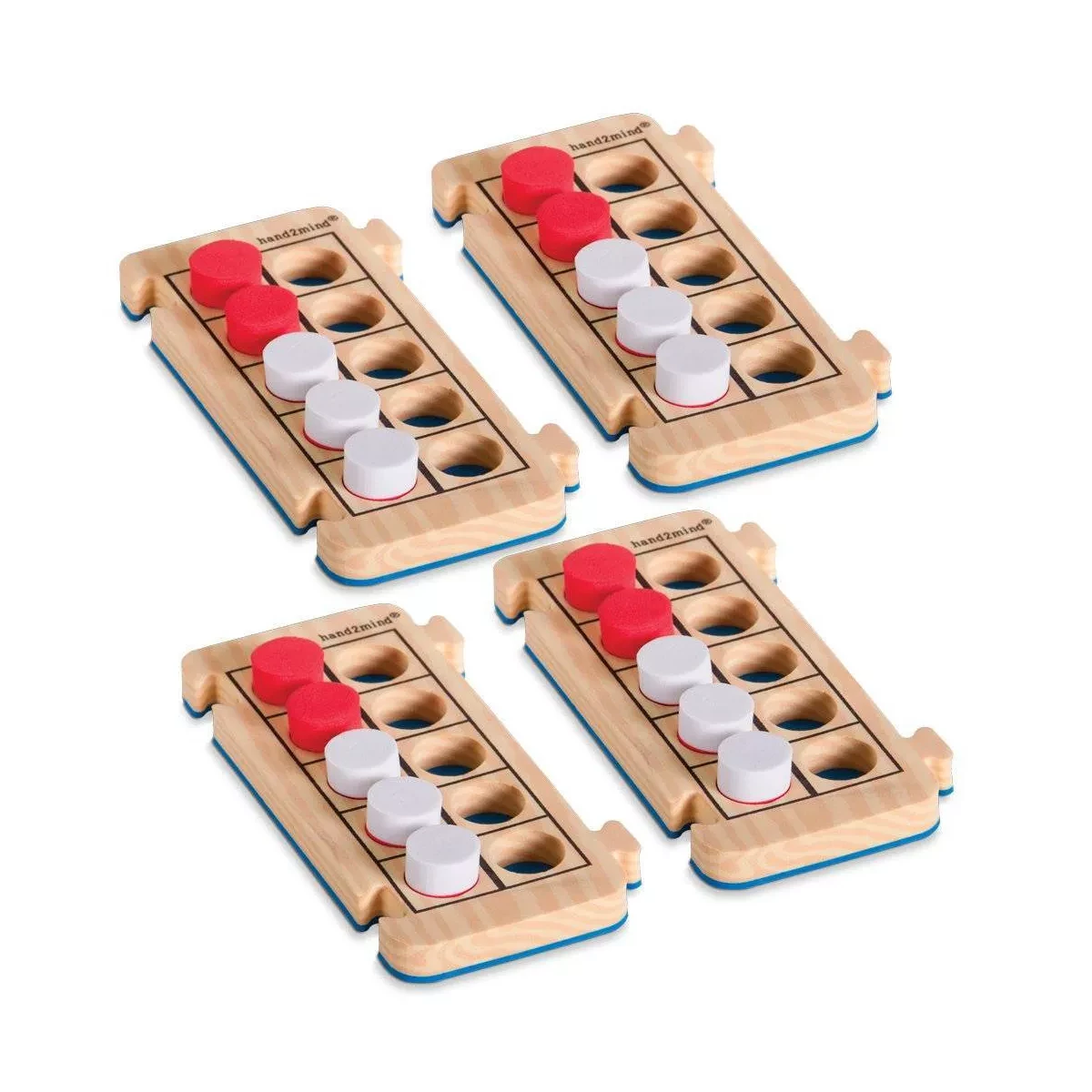 Rekenrod Foam Ten Frames Set of 4 Ideal for Early Learning