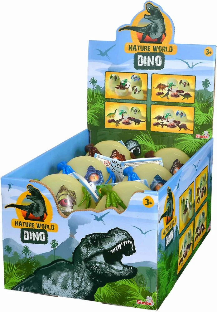 Dino Egg with Dinos 3-Assorted Set for Fun and Creative Play