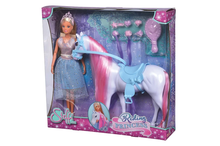 SL Riding Princess Doll with Horse for Creative Roleplay