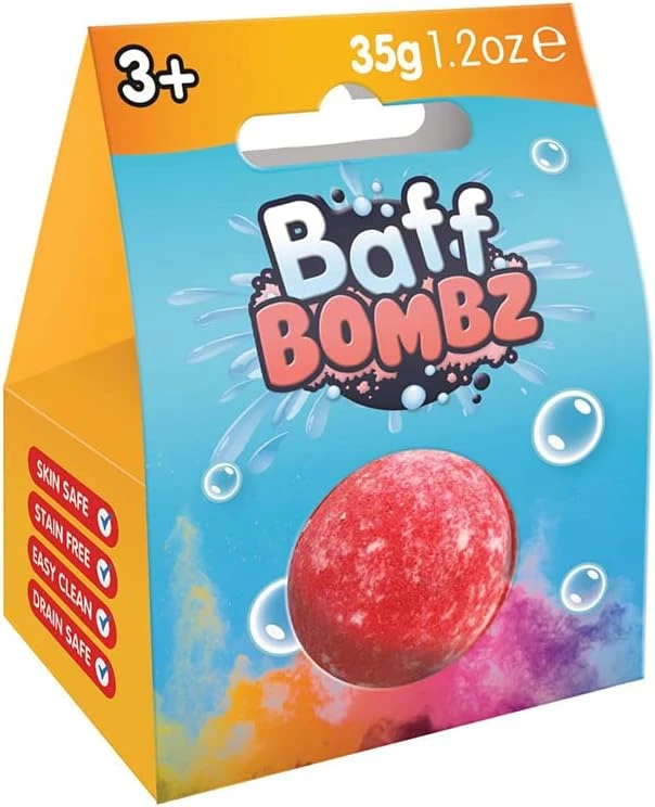 Baff Bomb Round 1 Pack for Fun and Colorful Bath Time