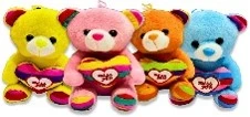 20CM Bear 4 Colors Soft Plush Toy for Kids