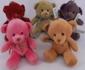 20CM Bear 6 Colors Soft Plush Toy for Kids