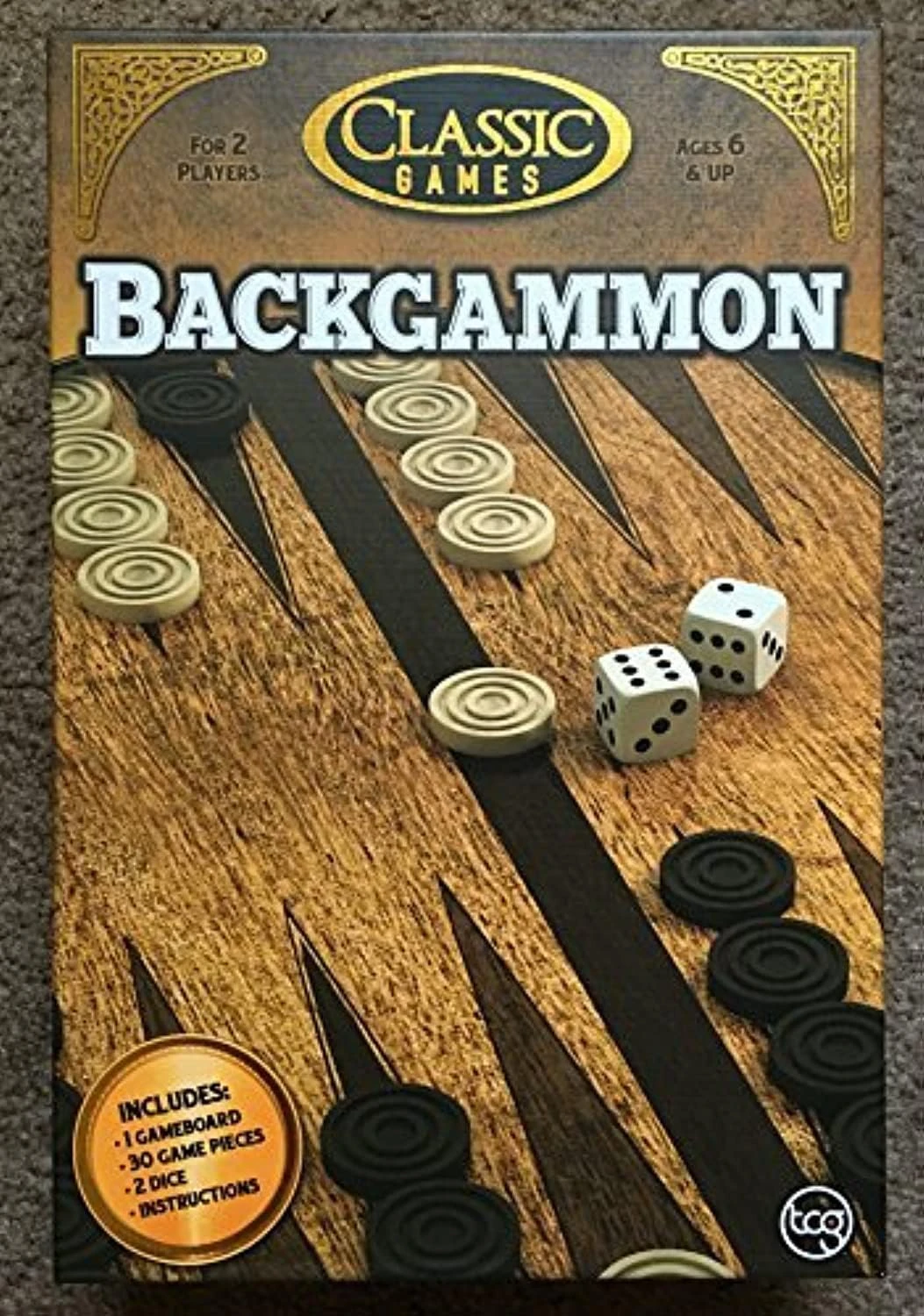 Classic Backgammon Set A Timeless Strategy Game