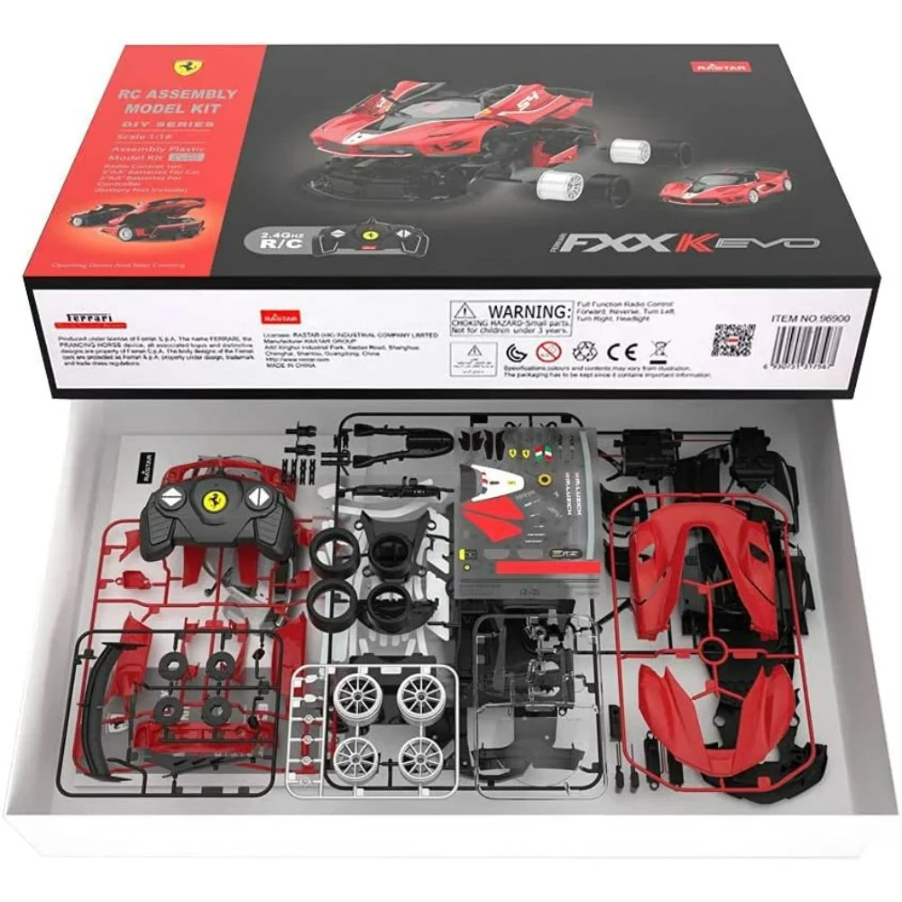 1:18 Ferrari FXXK Evo DIY Model Kit with Detailed Design