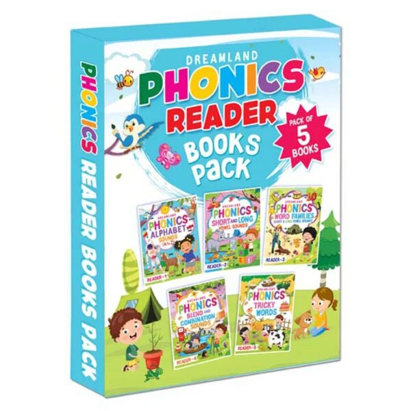 PHONICS READER BOOKS PACK - 1 TO 5