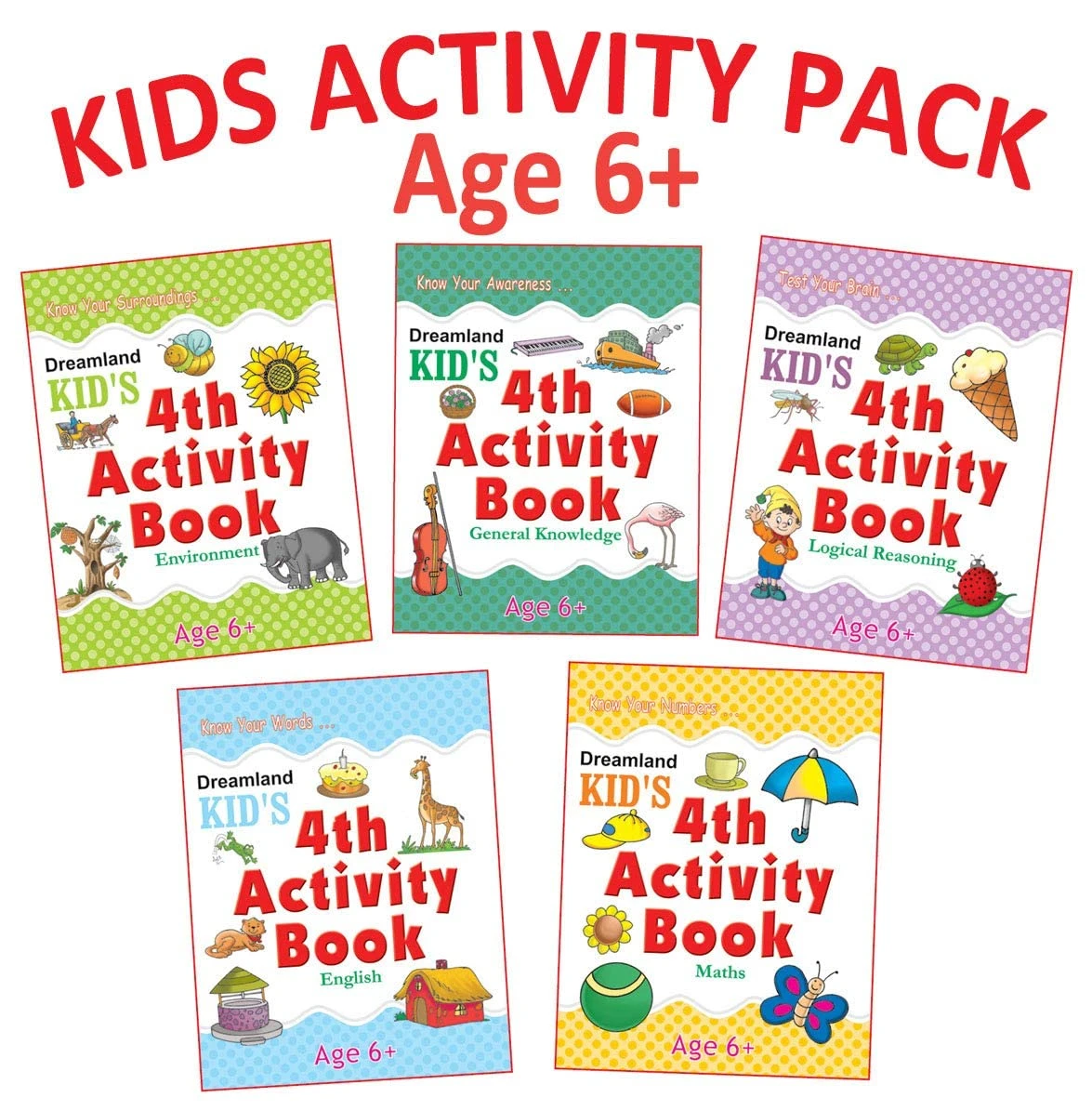 KID'S ACTIVITY 6+ - PACK (5 TITLES)