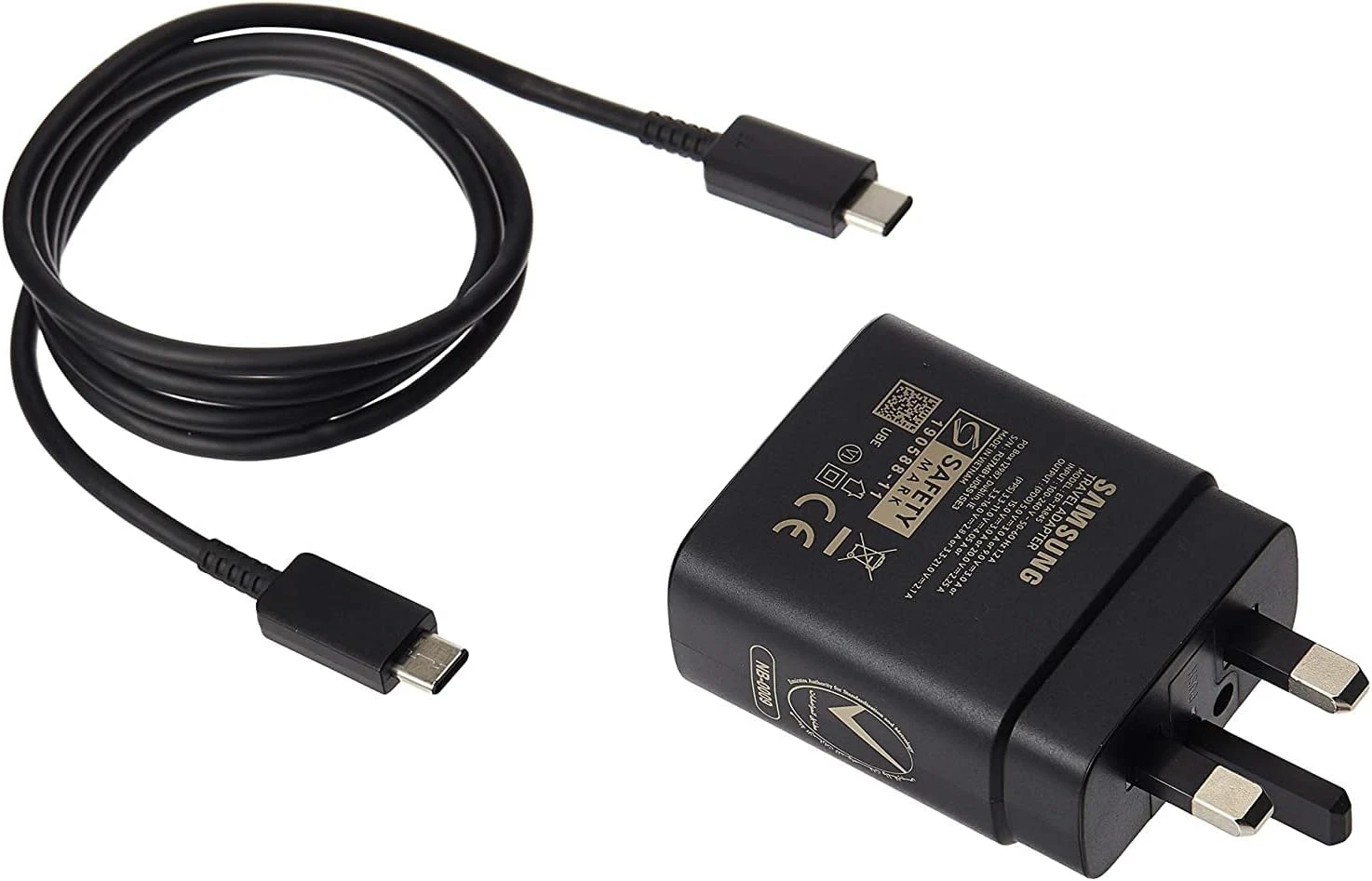 SAMSUNG 25W ADAPTER WITH TYPE C CABLE