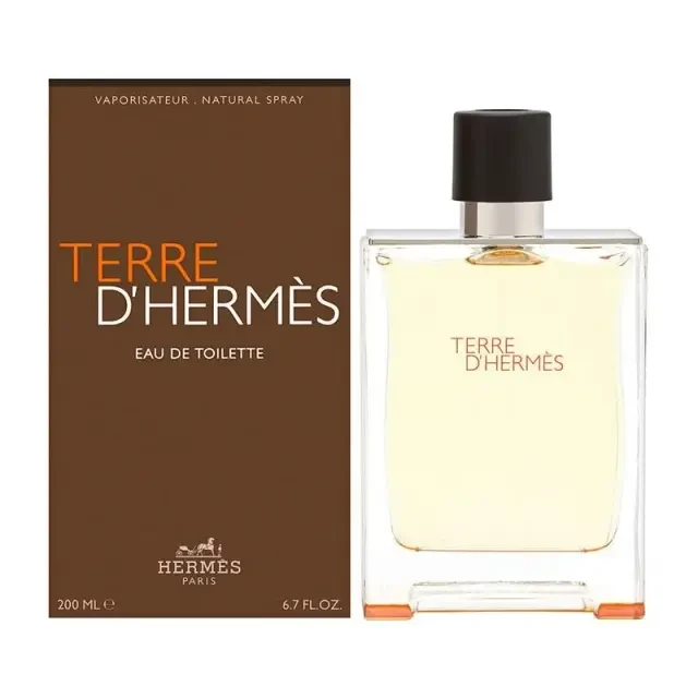 Terre d'Hermès Eau de Toilette 200ml A Bold and Earthy Perfume for Men