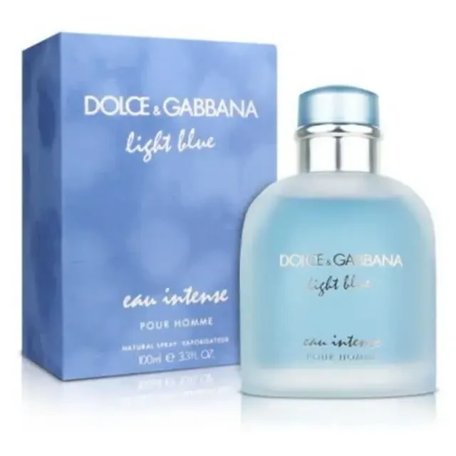 D&G Light Blue Eau Intense Men EDP 100 ML Fresh and Masculine Fragrance