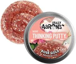 Mini Rose Gold Thinking Putty Tin Must Have Desk Toy