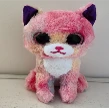 CUDDLY LOVABLES PINK CAT PLUSH TOY 15 CM