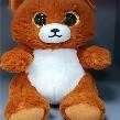 CUDDLY LOVABLES BROWN BEAR PLUSH TOY 20 CM