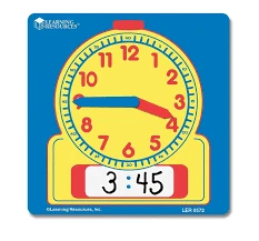 Wipe-Clean Student Clocks Set of 10 for Repeated Time-Telling Practice