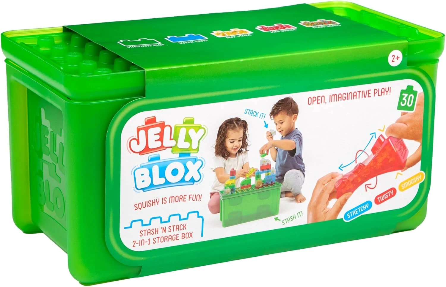 Jelly Blox - Stash & Stack - 2in1 Storage Case