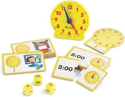 Time Activity Set for Preschool Time-Telling Activities