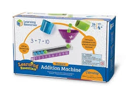 Magnetic Addition Machine Set for Preschool Addition Practice