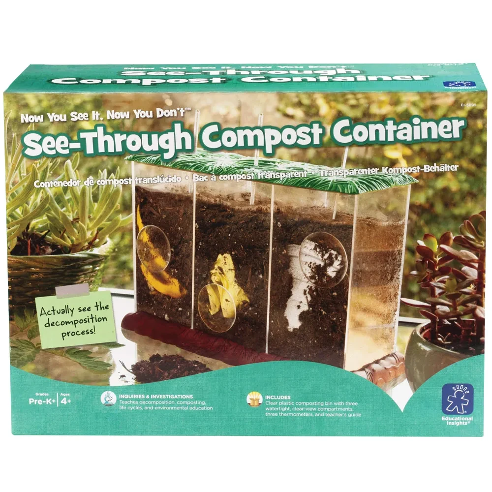 Now You See It, Now You Don’t Compost Container Set for Environmental Awareness