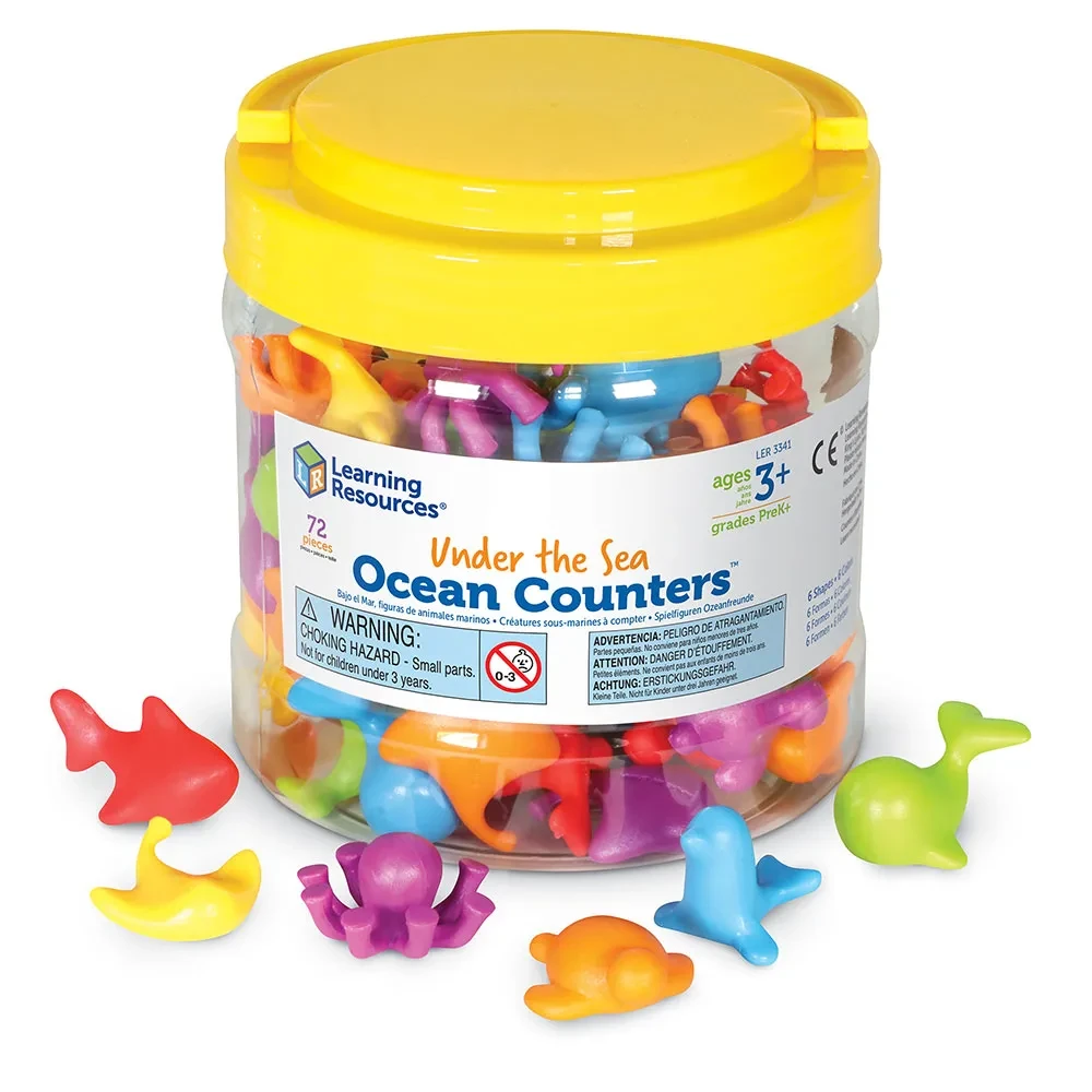 Under the Sea Ocean Counters™ (Set of 72)