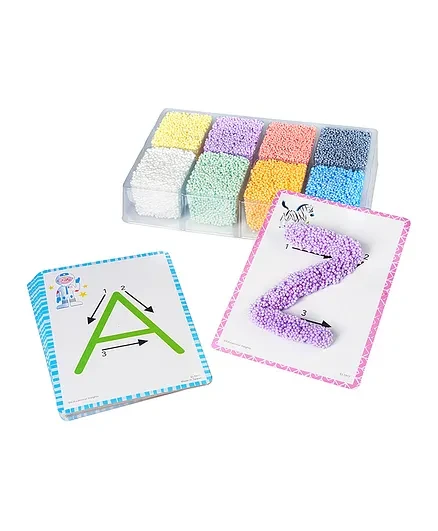 Playfoam Shape & Learn Alphabet Set for Tactile Sensory Play