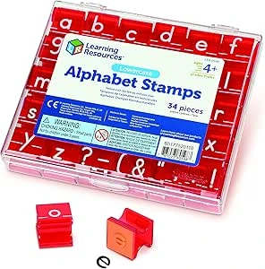 Lowercase Alphabet Stamps for Hands-On Learning